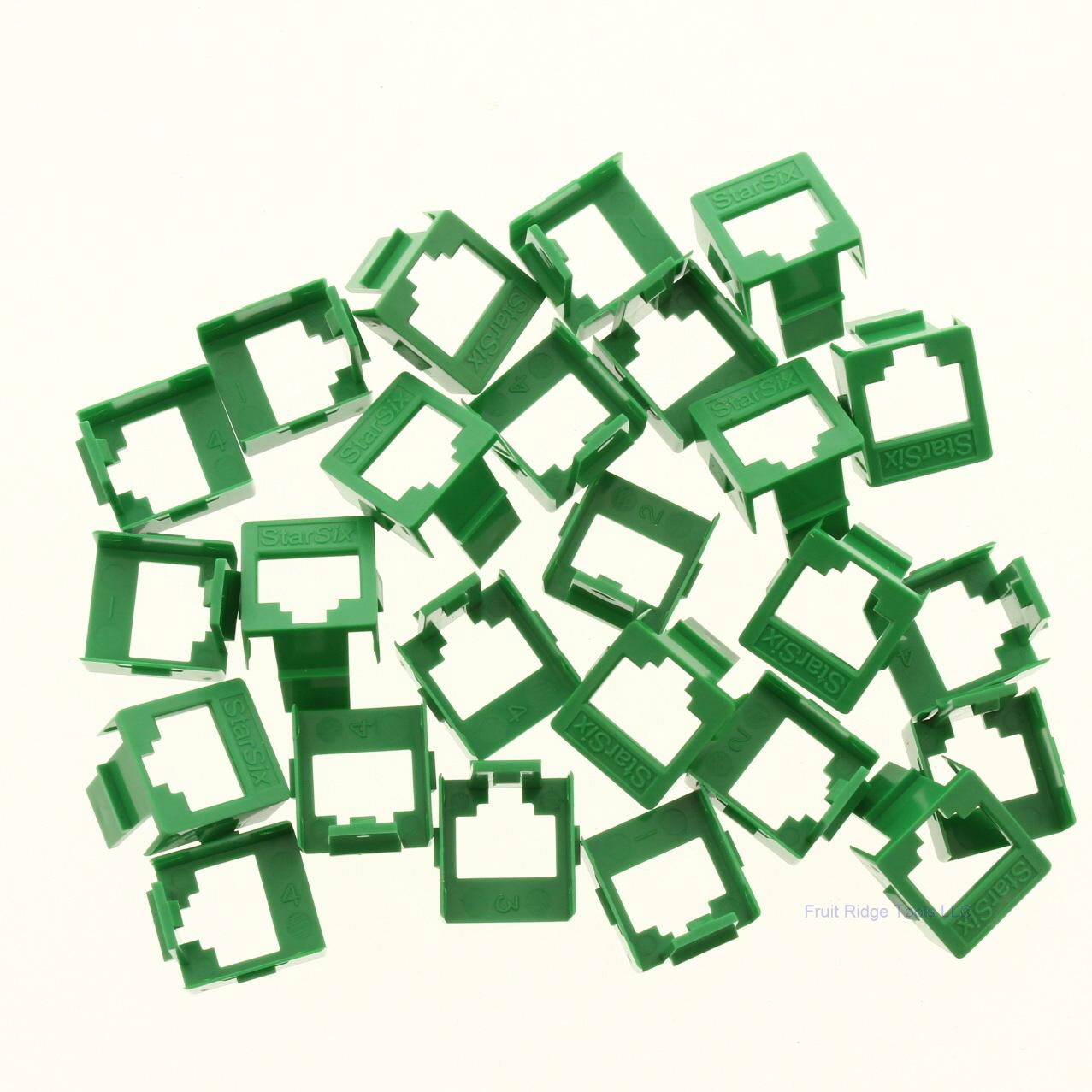 Suttle Star SE-STARBEZ-51 Series 600 Green Empty Jack Insert Bezels StarSix 25pc