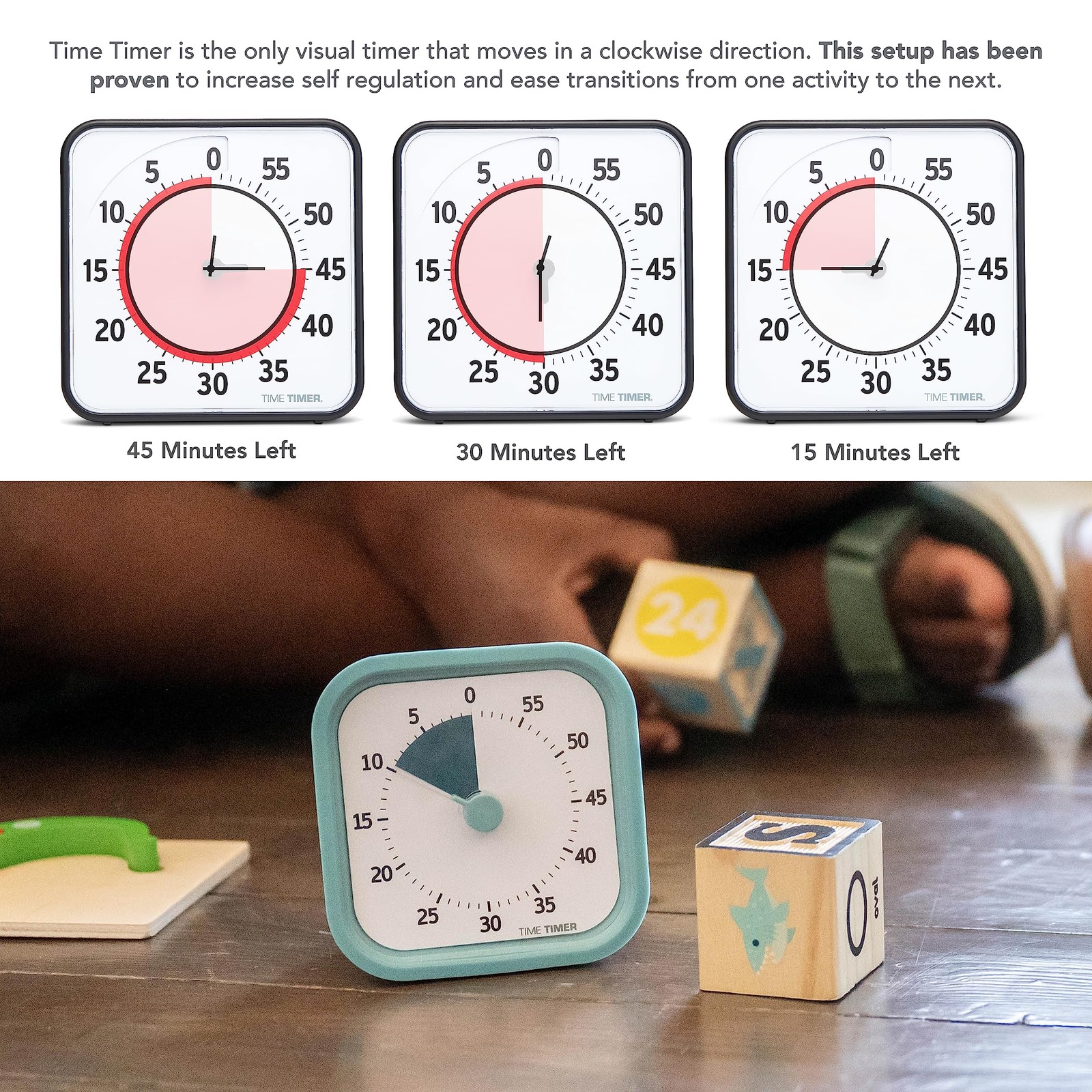 Mod 60-minute Visual, Home Edition, Silent Operation, Study Tool For Homeschool