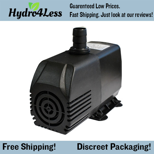 800 GPH Submersible Water Pump Hydroponics Aquarium Fountain Small Recirculating