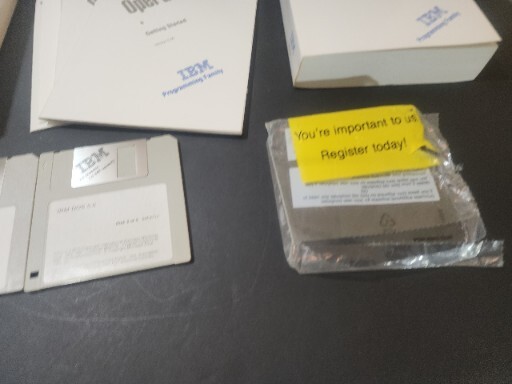 Sealed DOS 5.0 IBM Computer 3.5 Diskettes 1992 PC