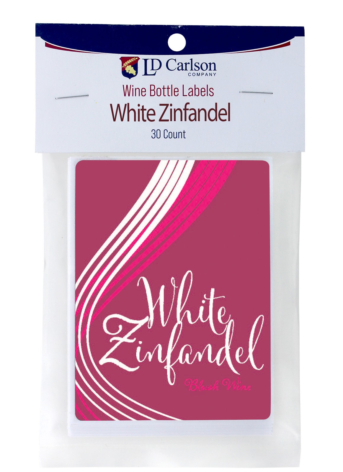 White Zinfandel Wine Labels 30/Pack Varietal Collection