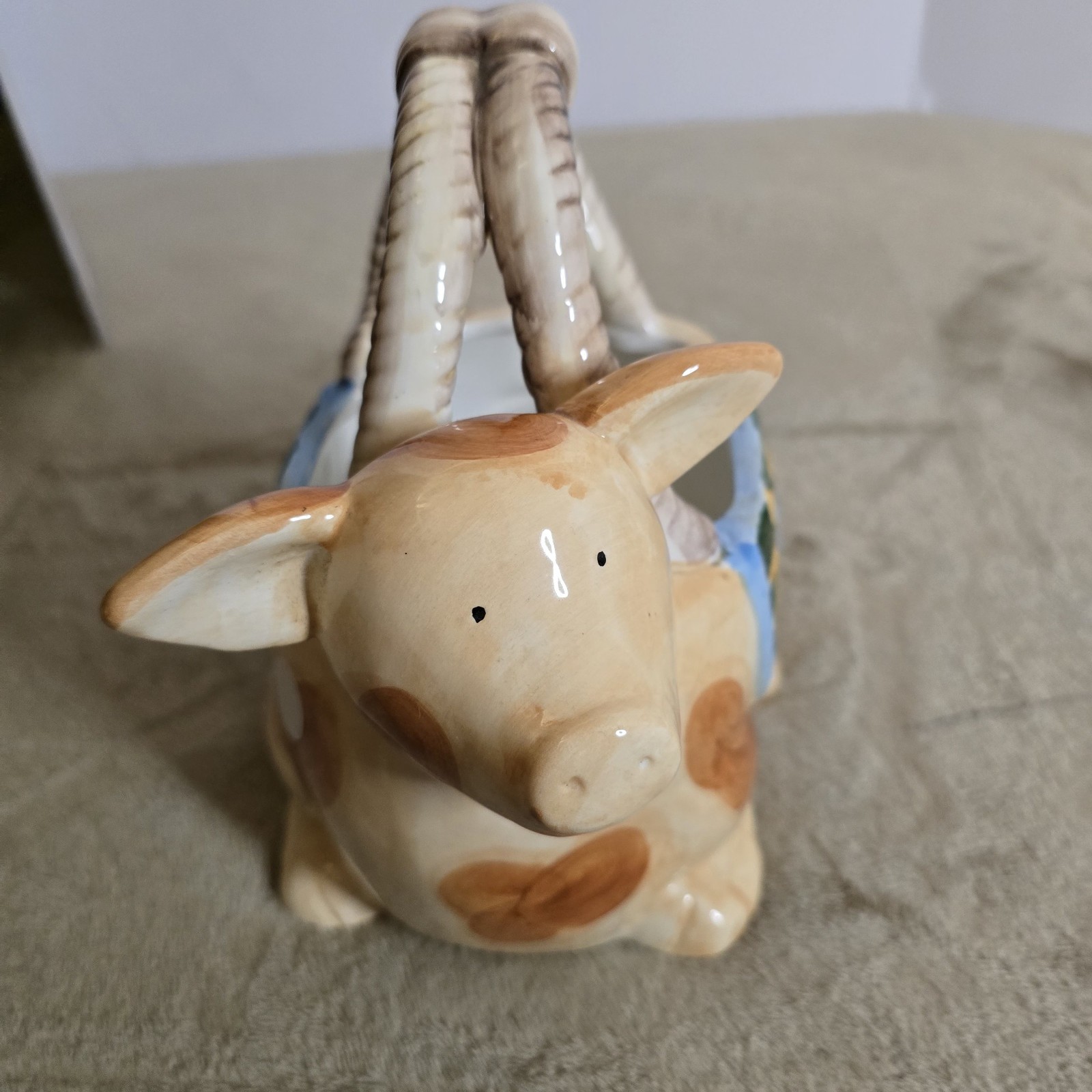 Ceramic Cow Planter