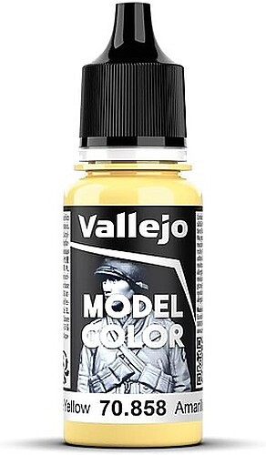 Vallejo Model Color ICE YELLOW 17ml - Hobby and Model Acrylic Paint - #70858