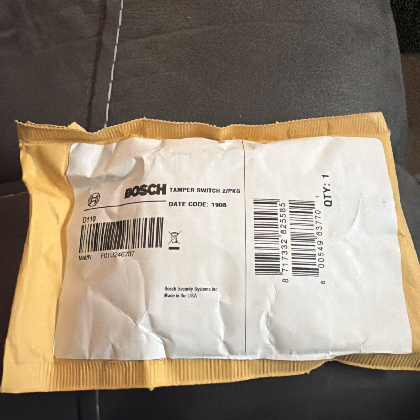 Bosch Tamper Switch D110 - 2 Pack NEW Sealed