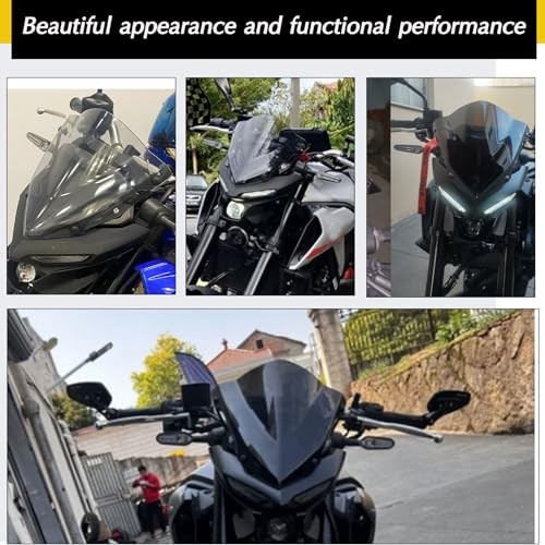 Motorcycle Front Touring Fairing Windscreen Windshield Wind Deflector Smoke