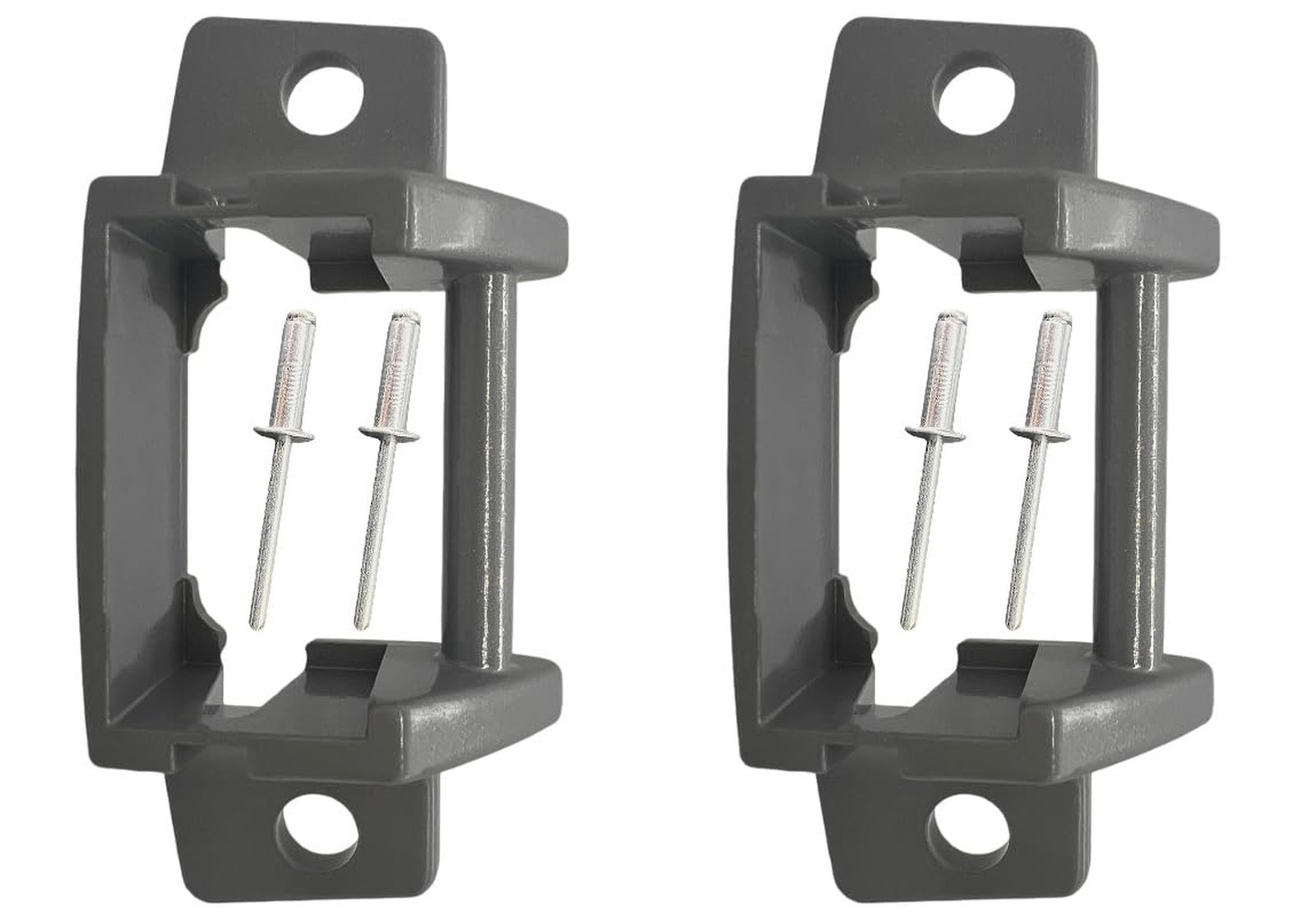 RV Foot Pedal Mounting Bracket 3310811.009B Grey (2Pcs) | 2 grey die cast RV ...