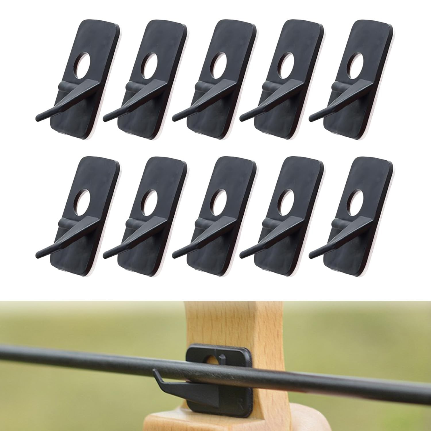 10 Pcs Right Hand Arrow Rest, Arrow Rest for Recurve Bow, Recurve Bow