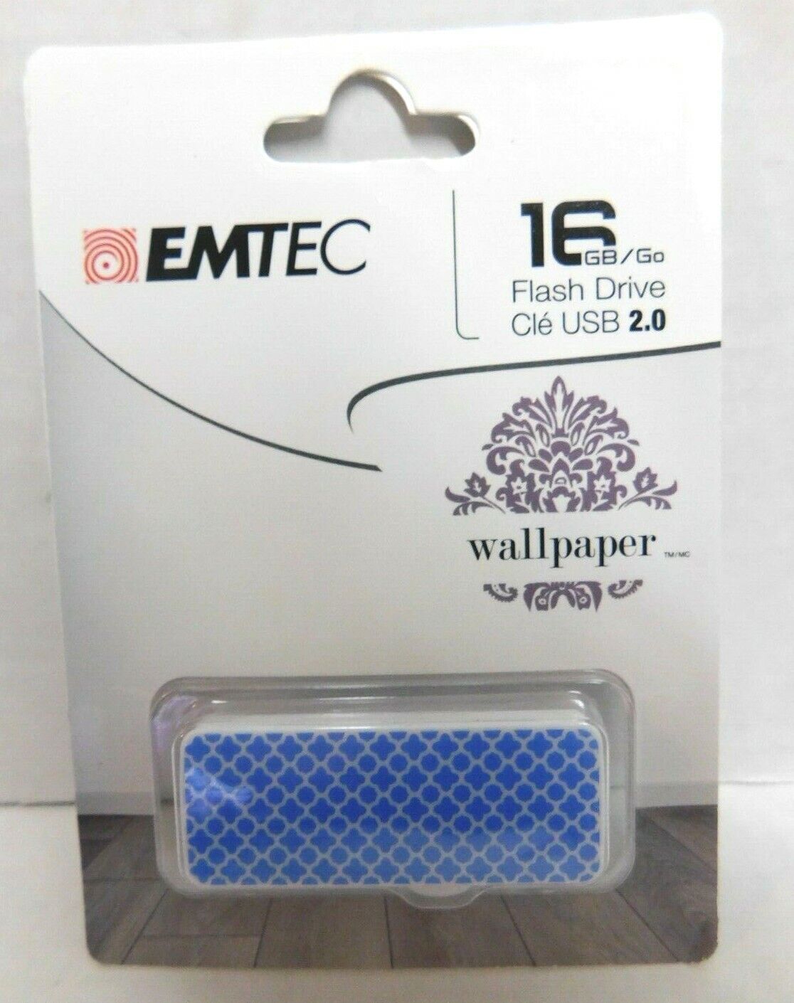 Emtec 16 GB Flash Drive USB 2.0 Wallpaper Blue