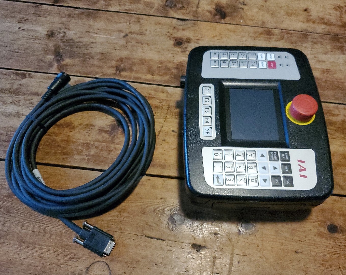 IAI Robot Teach Teaching Pendant Position Controller TB-01D-N with Cable
