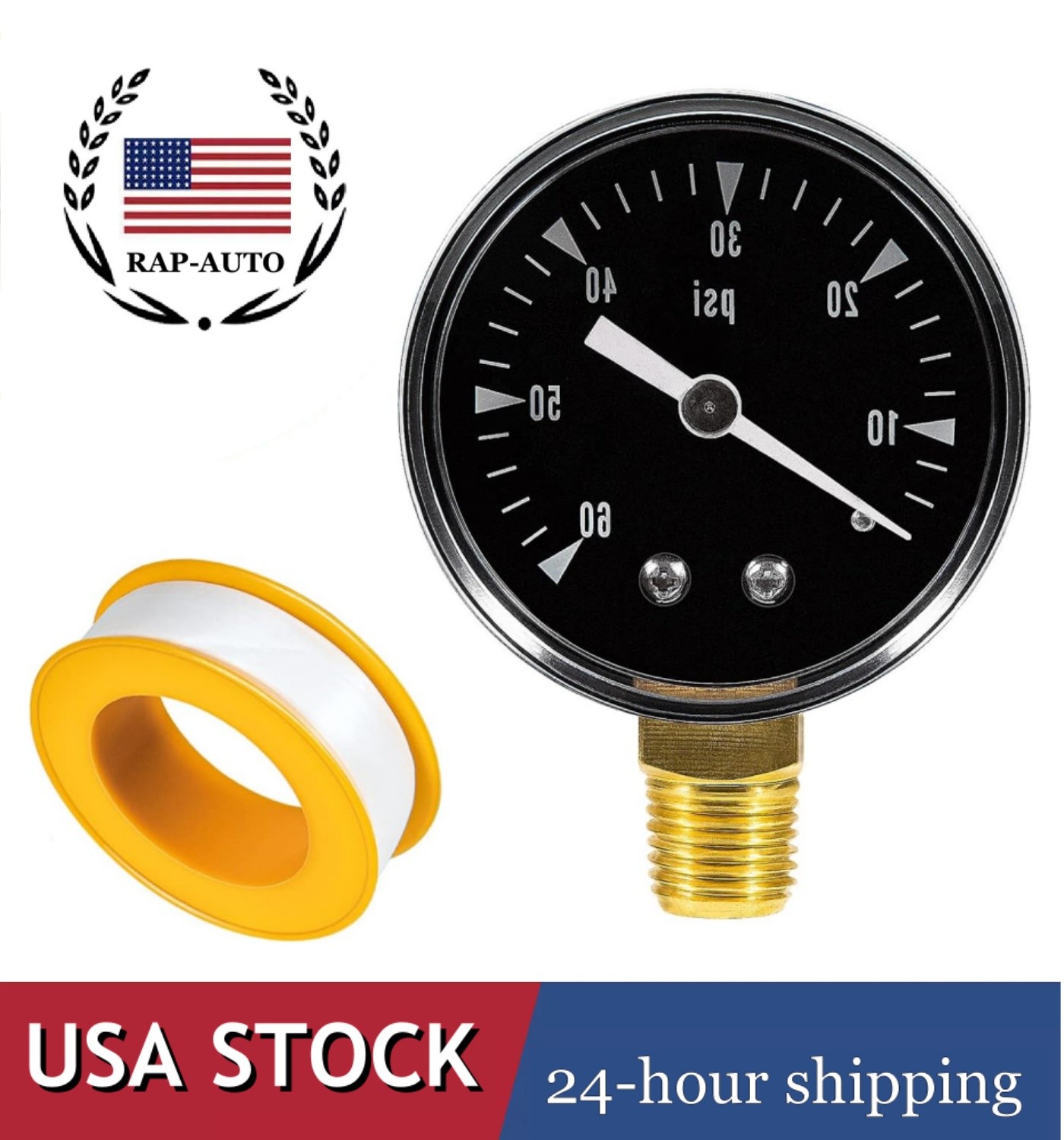 R0556900 Pressure Gauge for Zodiac Jandy CS/CJSeries Cartridge Filter, 0.25" MPT