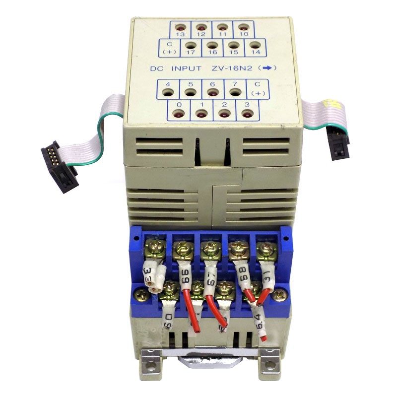 Sharp ZV-16N2 Input Module DC24V IN-2 Analog In Data Out DIN Rail Converter