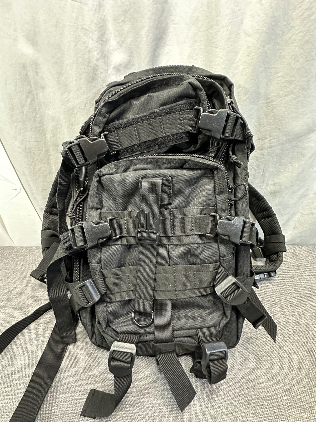 WFS TB-511-BLACK Medium Transport Backpack, Black