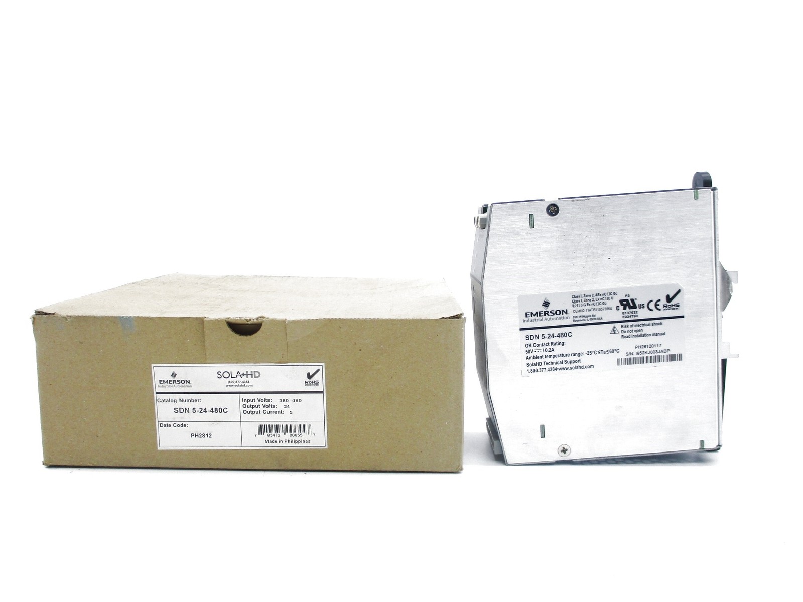 SOLA SDN5-24-480C 380-480V 0.4A NSMP