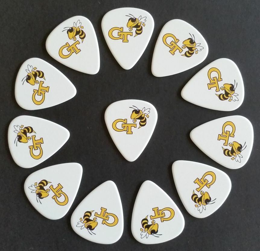 Georgia Tech Logo Guitar Picks (12 picks) - (Buy 2, save 50% on 2nd)