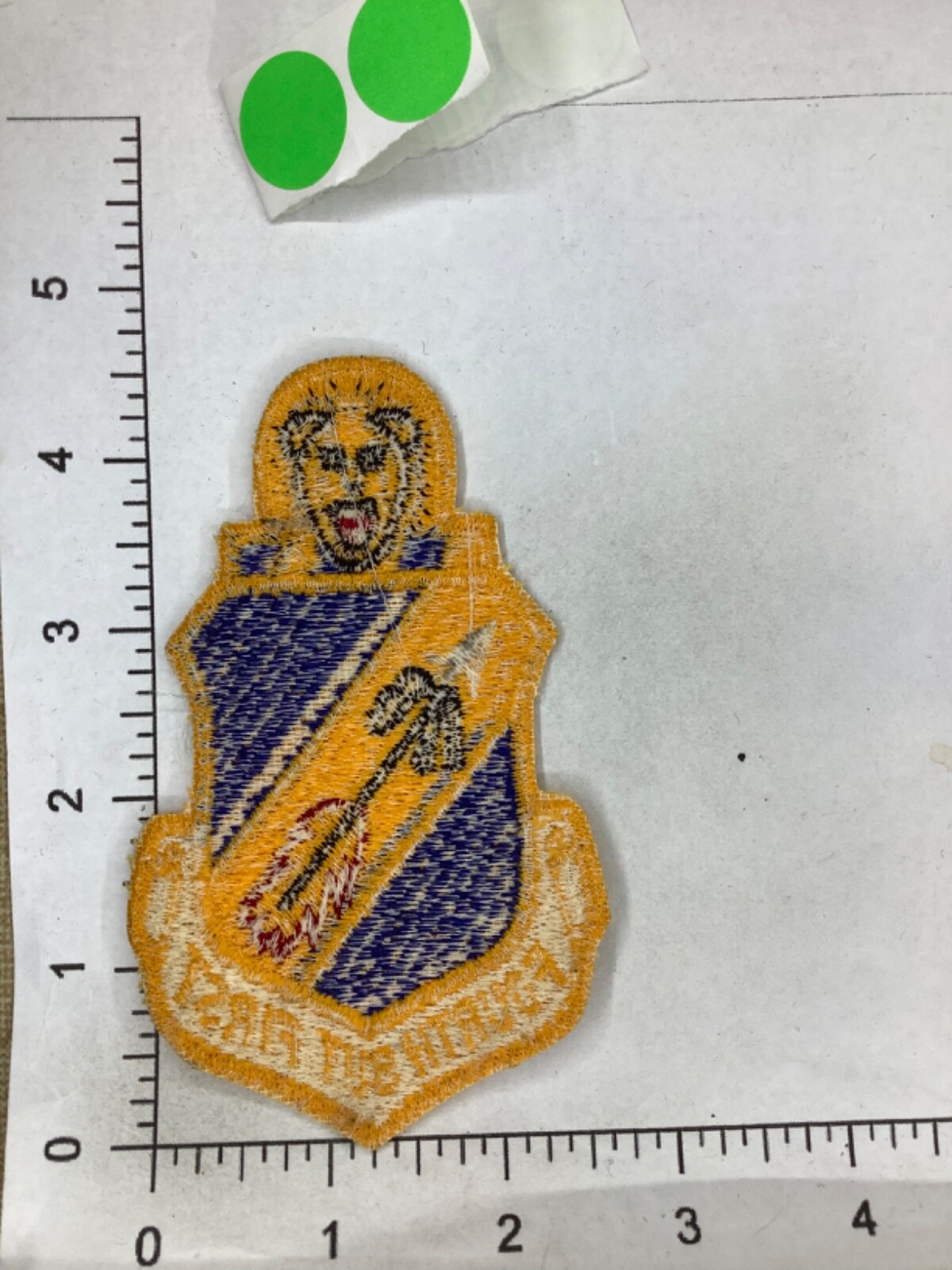 VINTAGE USAF FOURTH BUT FIRST SQUADRON PATCH