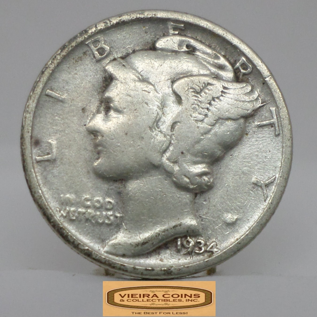 1934 Mercury Silver Dime - #C62191NQ