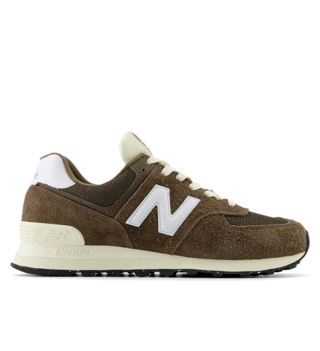 NEW BALANCE CLASSIC 574  BROWN/ BEIGE SNEAKERS US12D/WMN13.5/UK11.5/EUR46.5