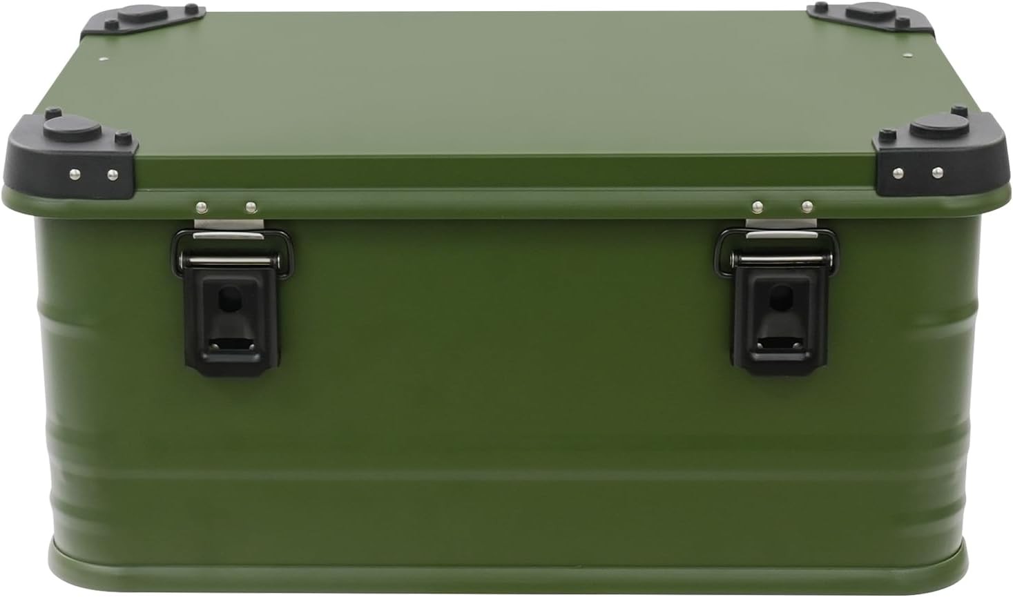Storage Box, 13.21 Gal Metal Cargo Case,for Logistics, Storage, Camping