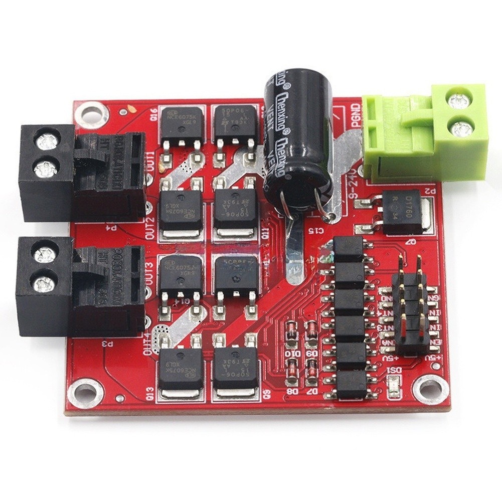 DC Motor Drive Module with Undervoltage Overcurrent Protection Features