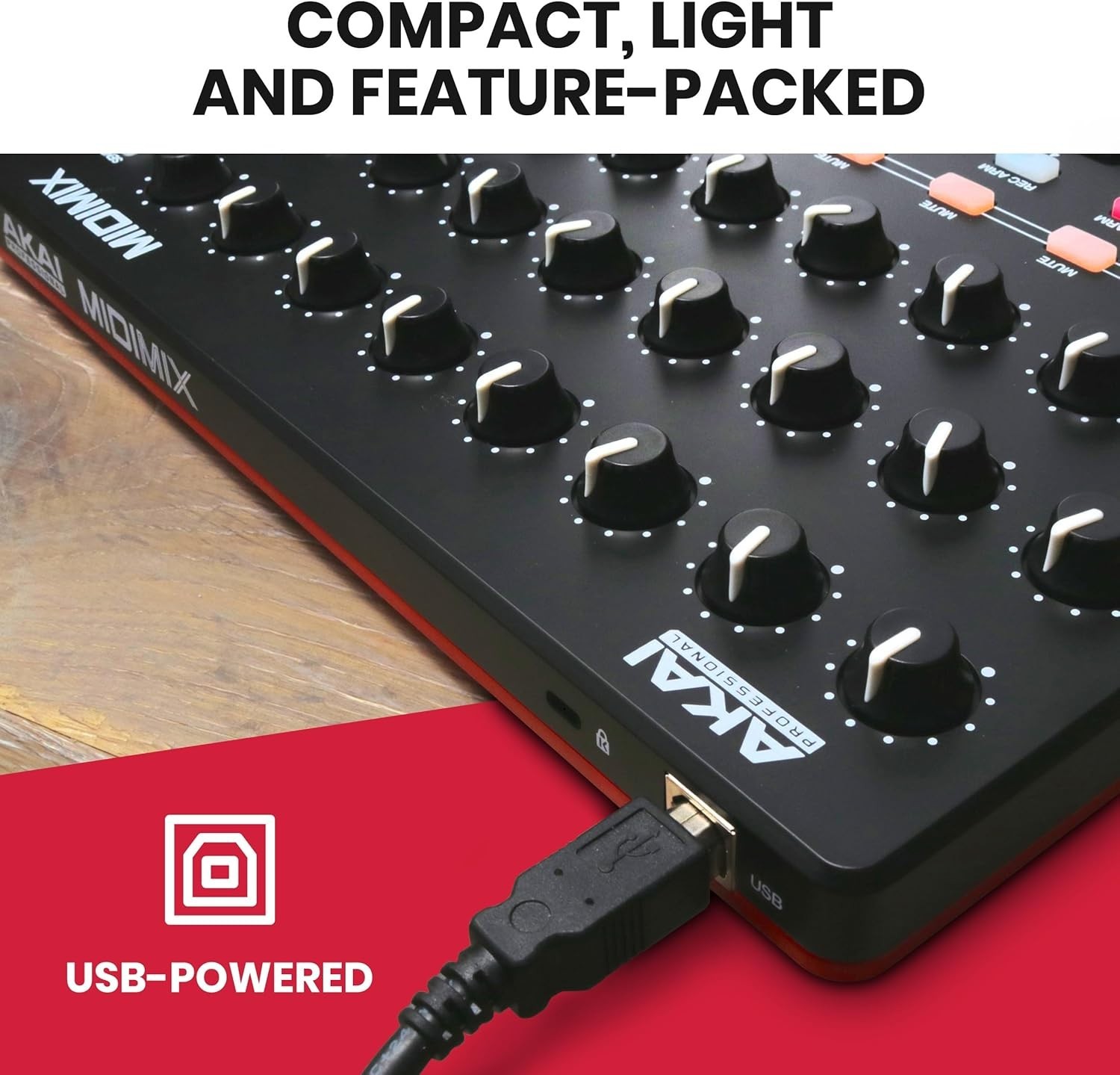 Ultra-Portable MIDI Mixer with 1 to 1 Mapping for Effortless Ableton Live Use