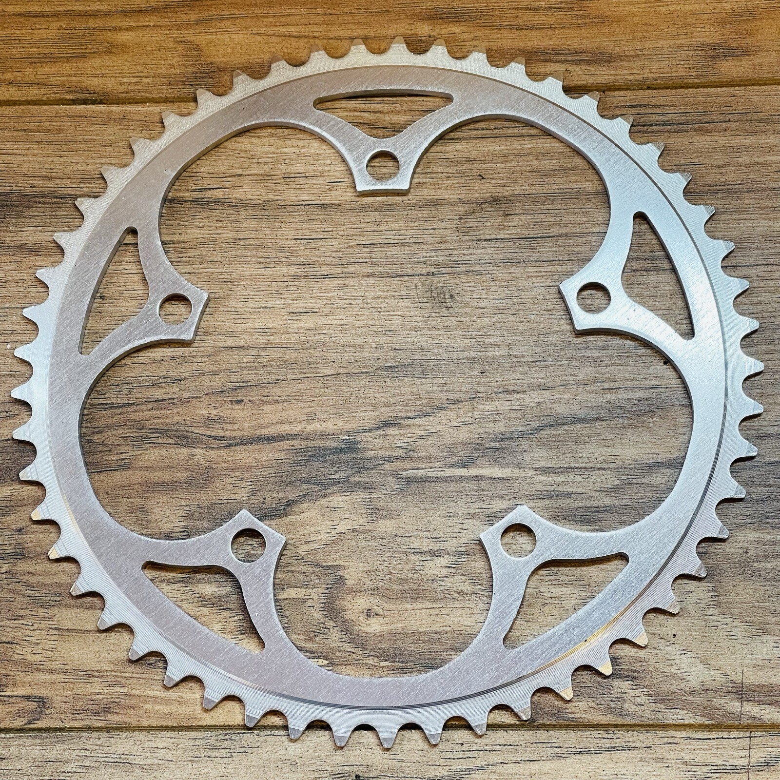 NOS SR Sakae 53 Tooth 130BCD Chainring Silver
