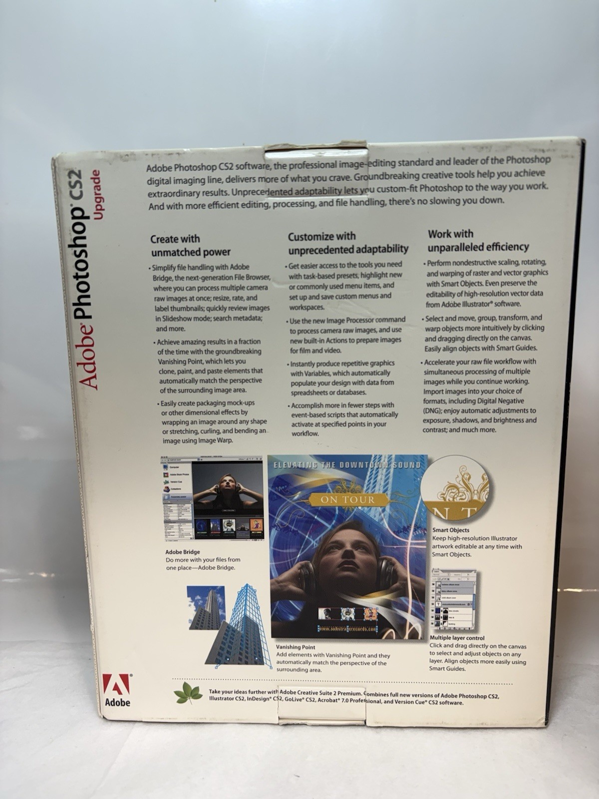 Adobe PhotoShop CS2 Upgrade Mac OS w/ Training Video & User Guide