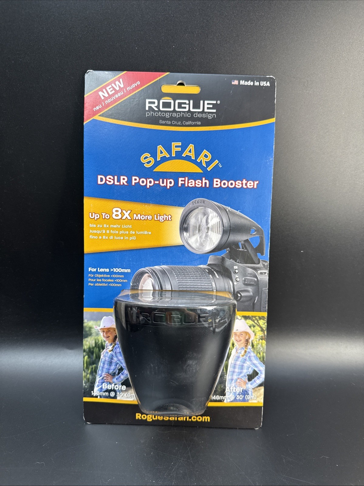 Rogue Safari DSLR Pop-up Flash Booster for Nikon and Canon Brand New