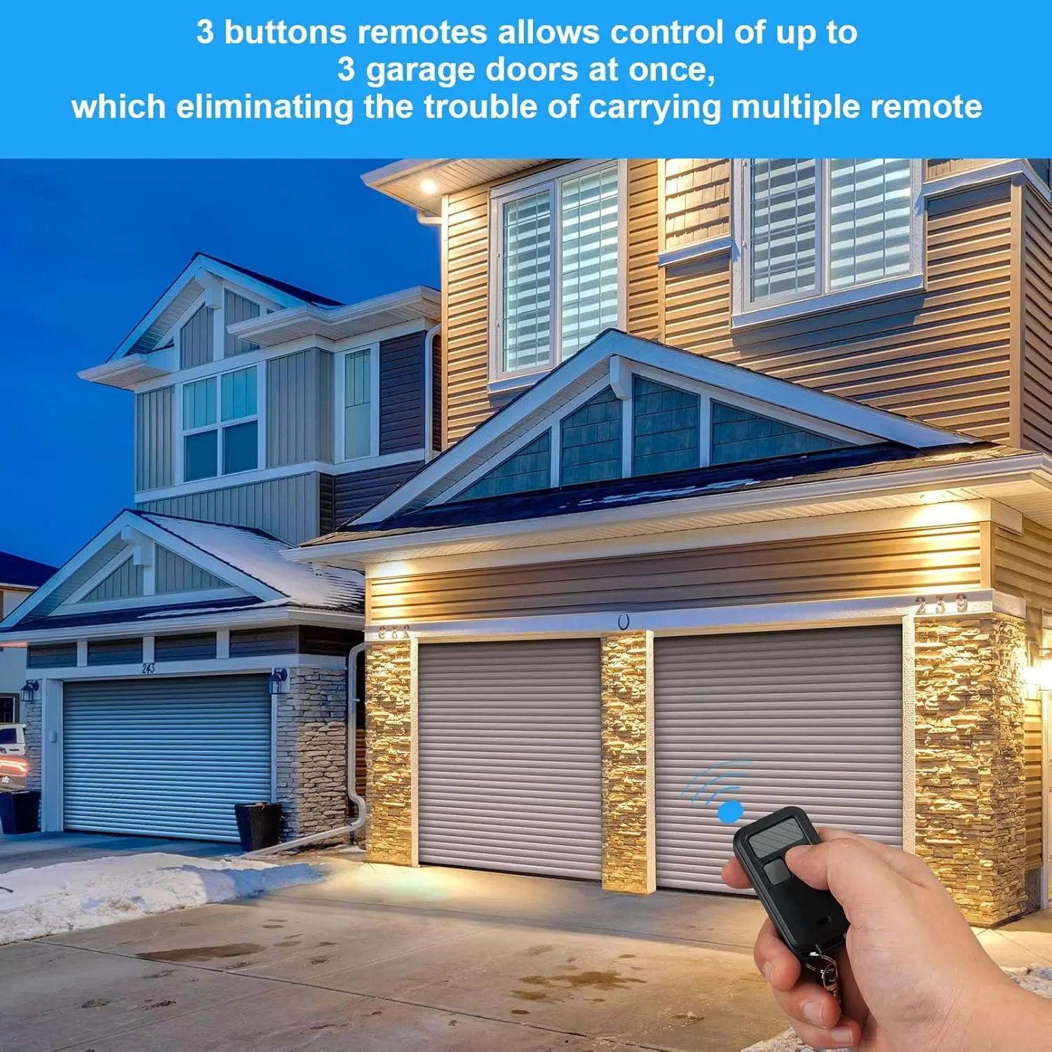 890max Remote Control Garage Door Opener Compatible