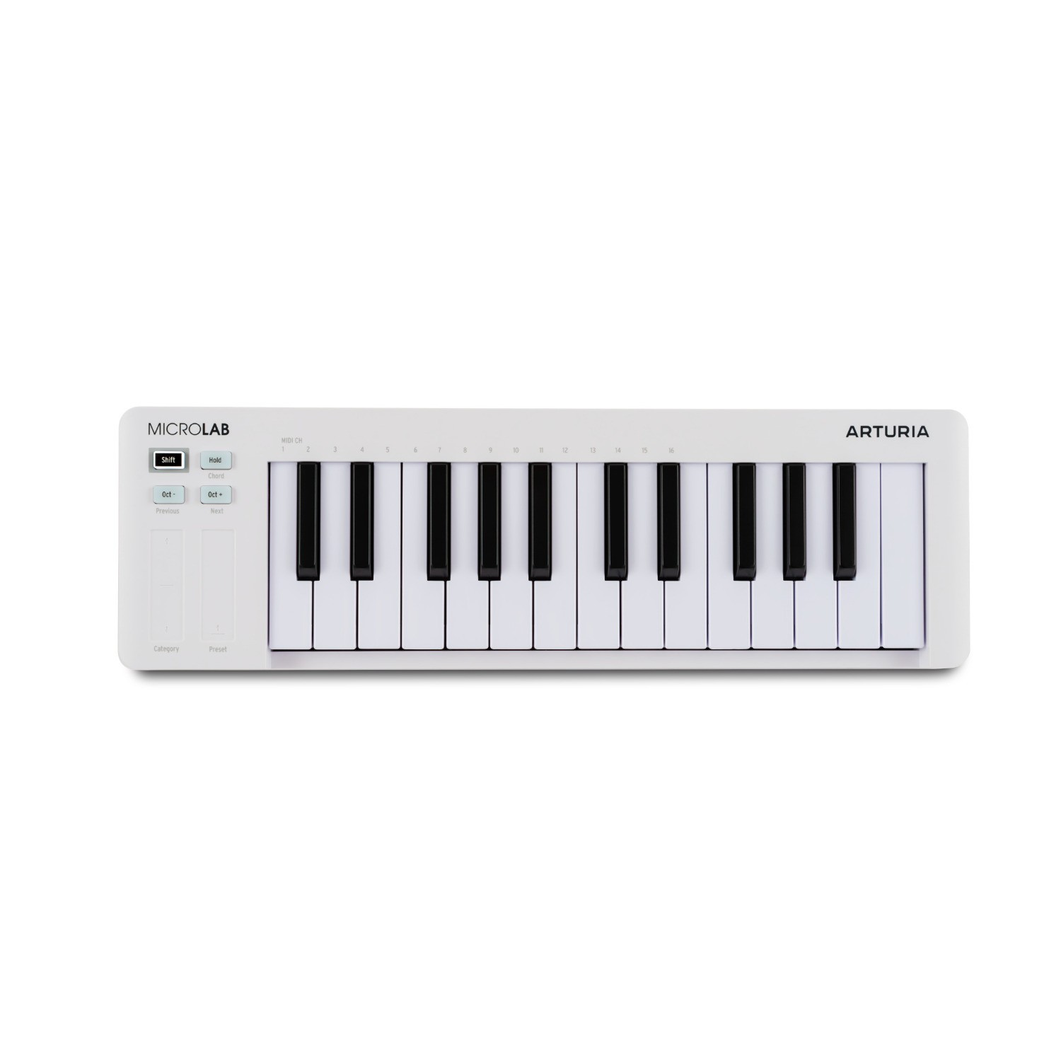 Arturia MicroLab mk3 25-Key Universal MIDI Controller (White)