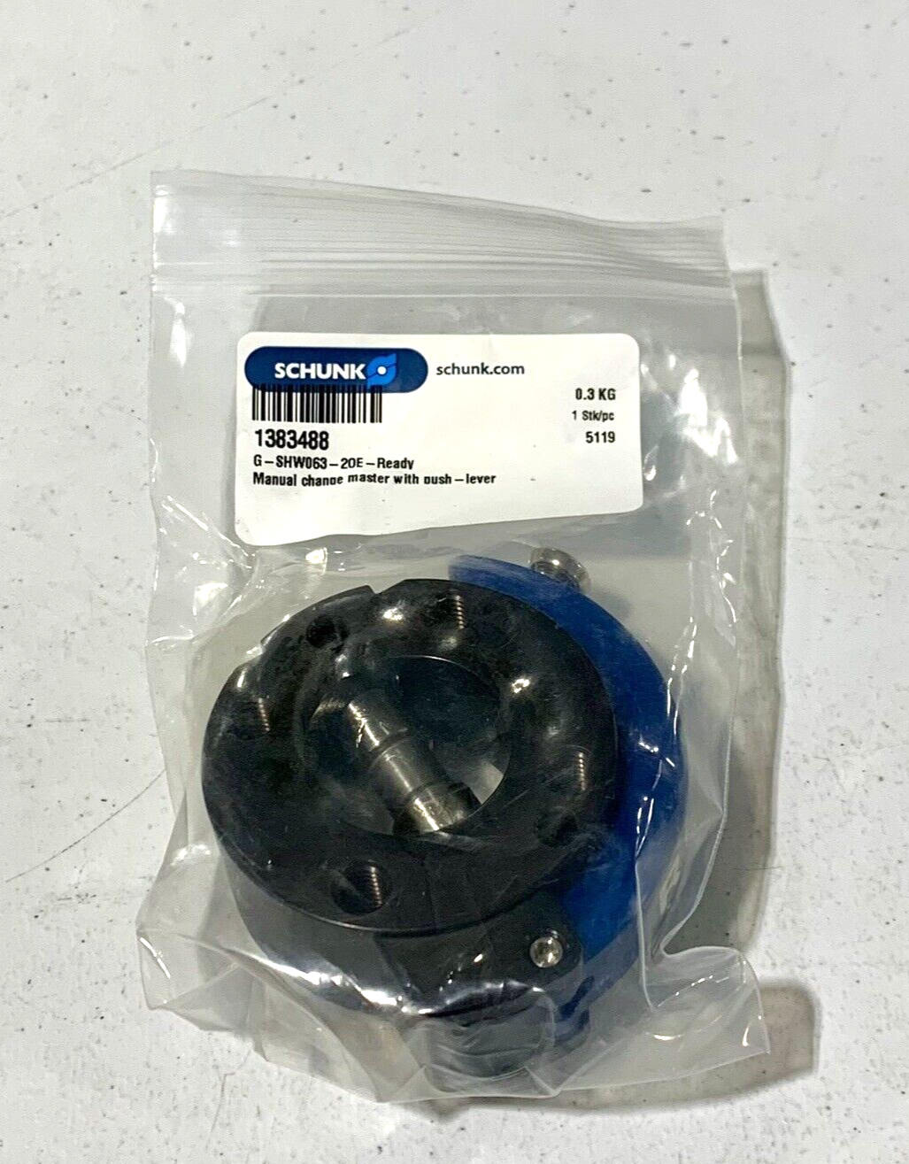 Schunk GRIP SHW063 Manual Changer Upper ASSY Lever Universal Robots Yaskawa etc.