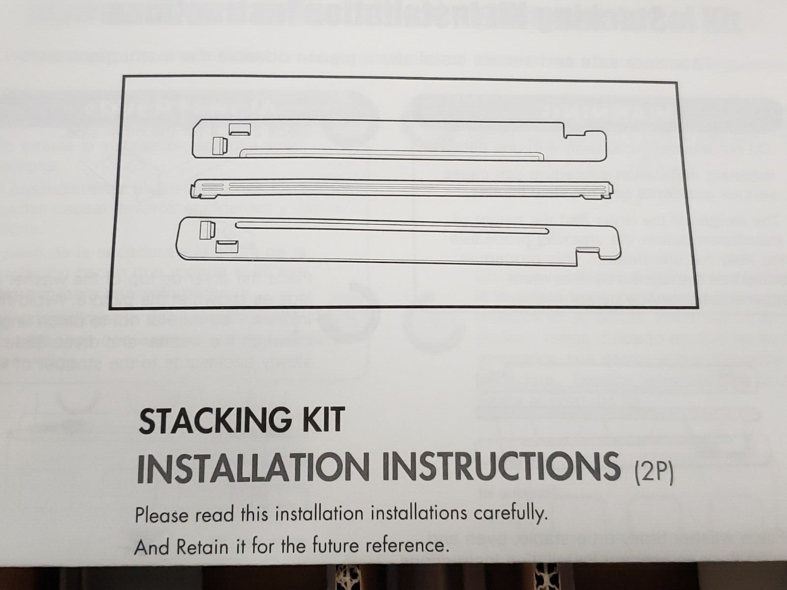 LG KSTK1 Laundry Stacking Kit