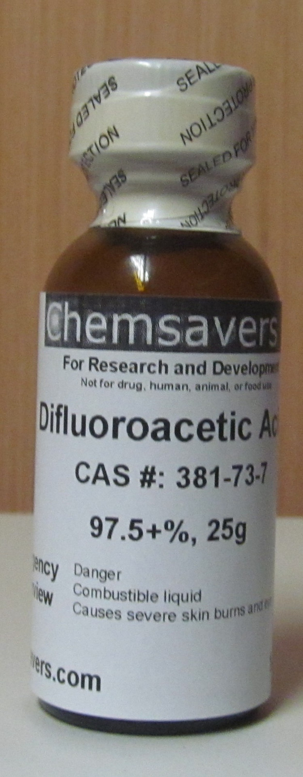 Difluoroacetic Acid, 97.5+%, Certified, 25g