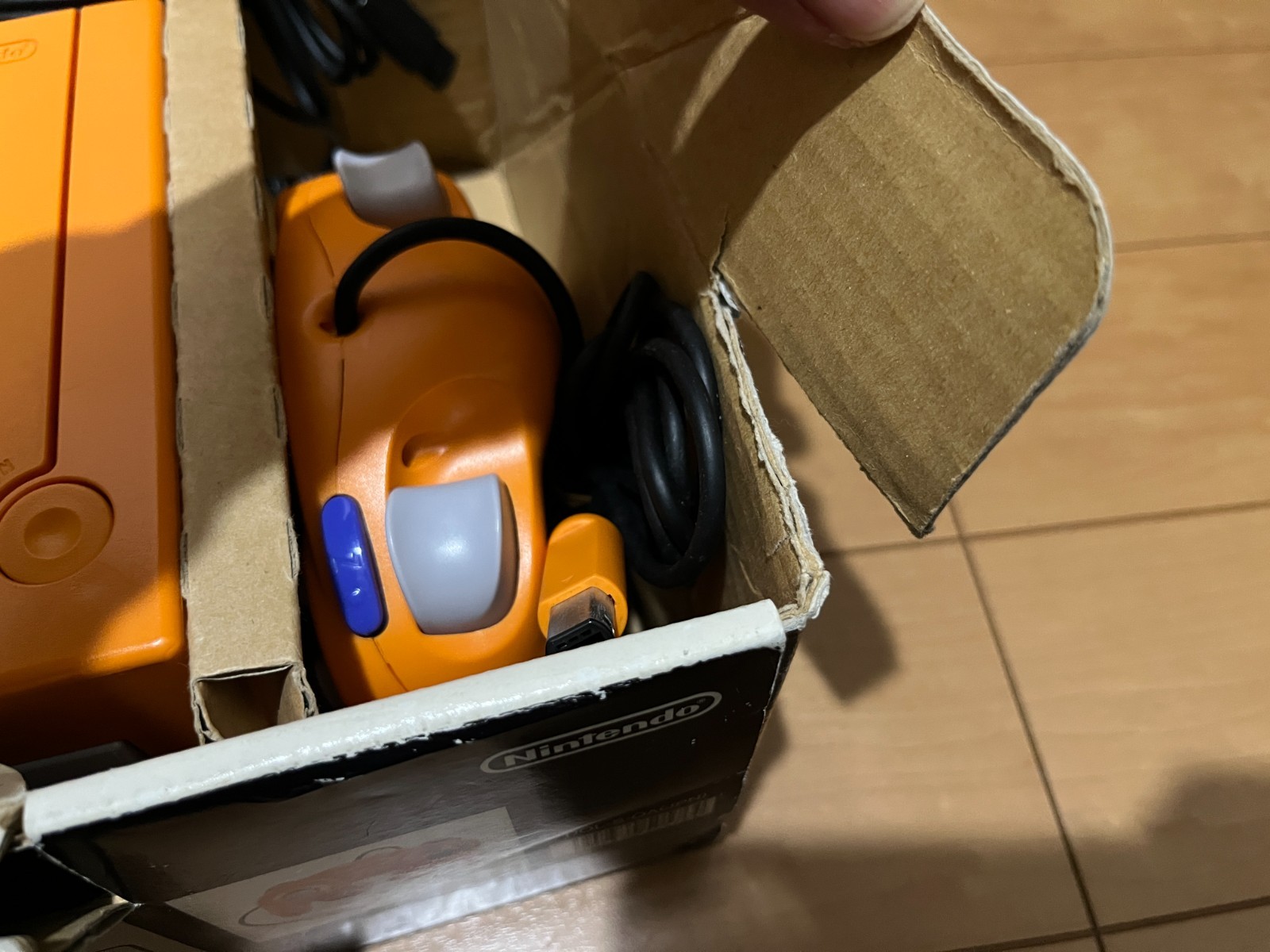 Nintendo GameCube Console & Controller Orange Color with BOX Japan 0320