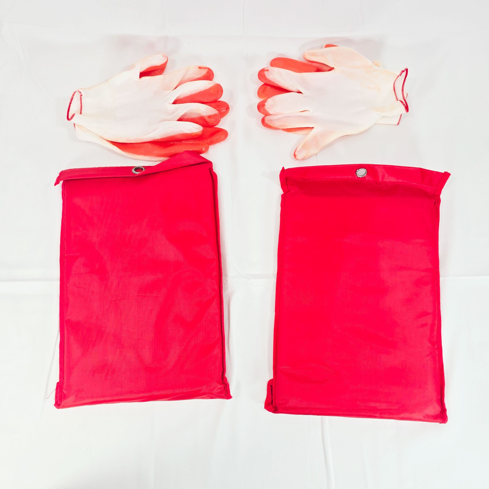 Emergency Fire Blanket 2 Pack 4ft x 4ft with Resistant Gloves Kitchen Safety
