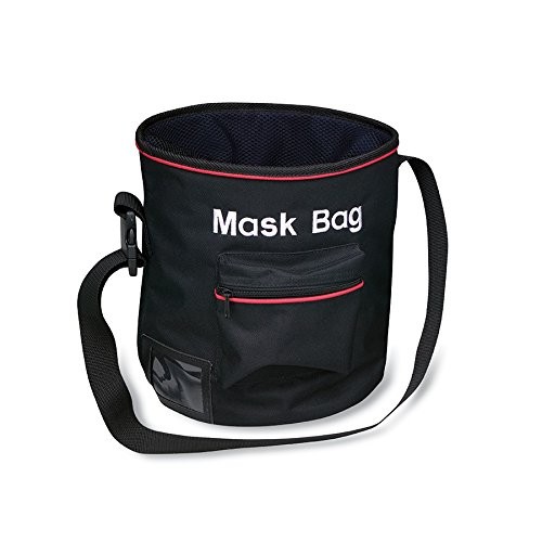 Industries 2025â€ 01 2025‐01 Deluxe Full Mask Storage Bag, 10",Black