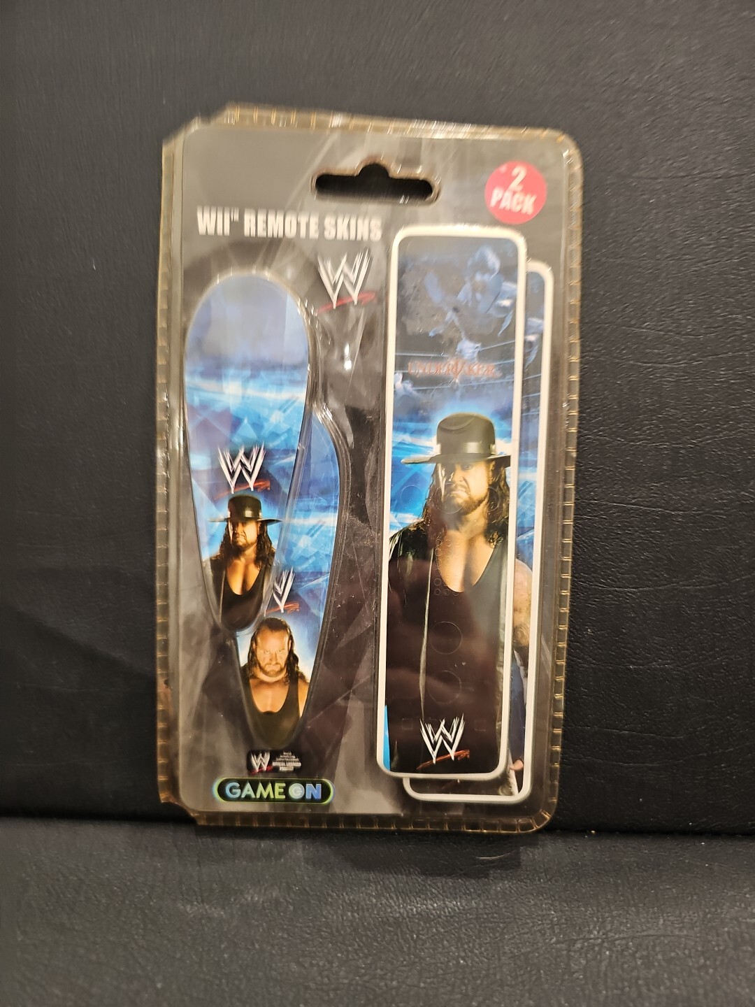 The Undertaker WWE Wii Nunchuk & Remote Skins Decal Sticker 2 Each New Sealed
