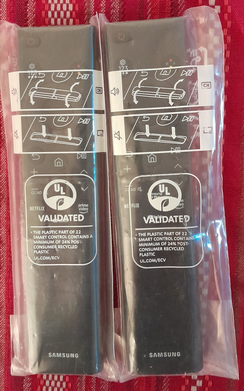 Samsung 2 Tv remotes bn59-01484a UN43U8000FBXZA UN50U8000FBXZA UN55U8000FBXZA