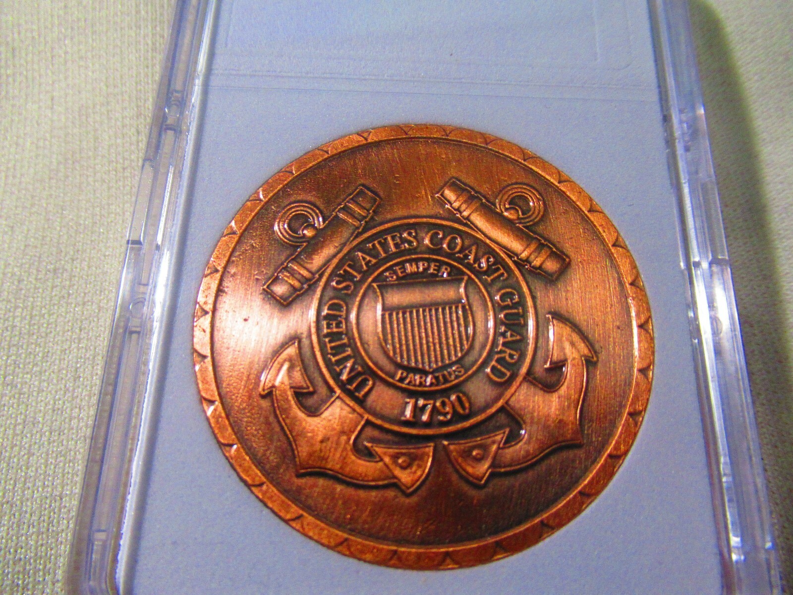 US COAST GUARD MARITIME LAW ENFORCEMENT Challenge Coin (COPPER)