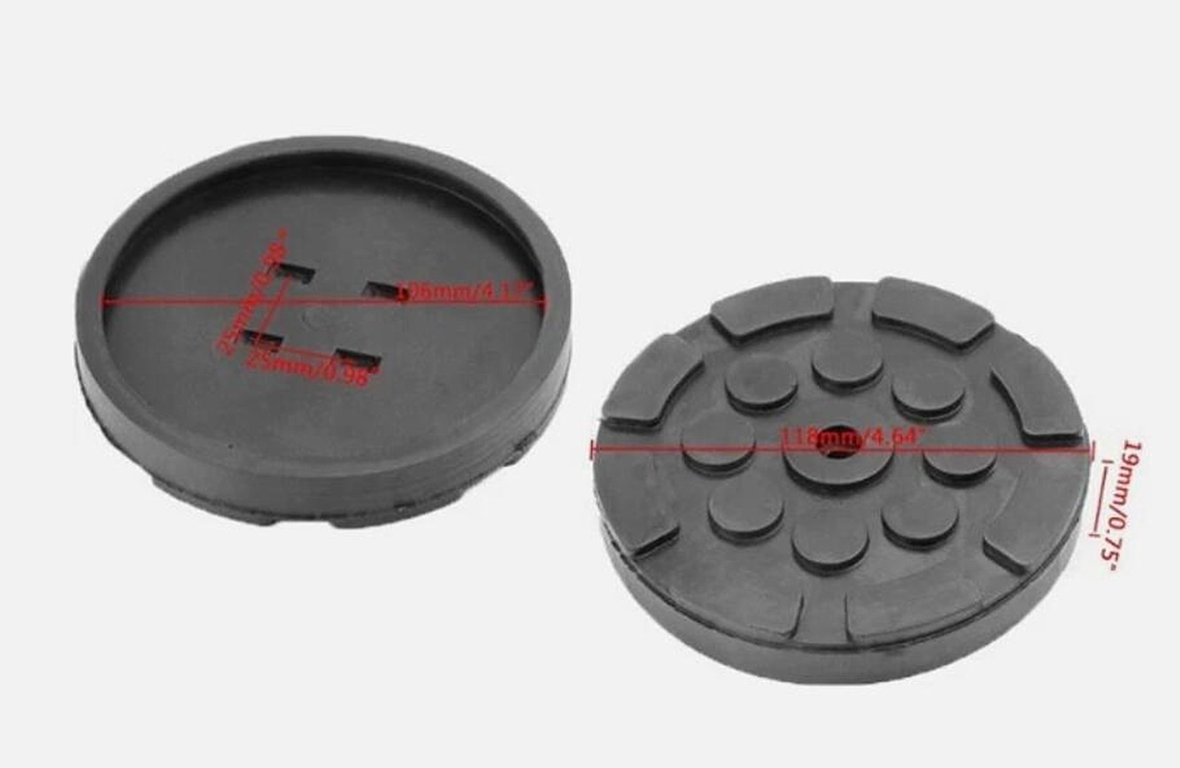 1Pcs For Car Lift Black Rubber Jacking Pad Anti-slip Surface Tool Rail Protector