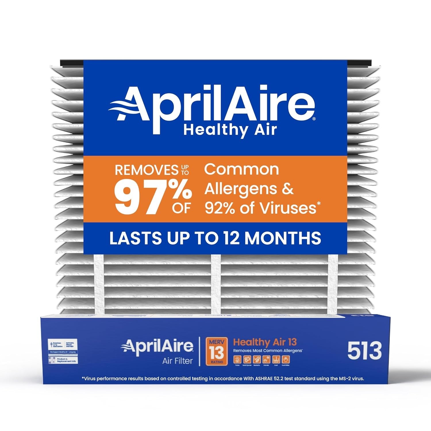 AprilAire 513 Replacement Filter for AprilAire Whole House Air Purifiers, New