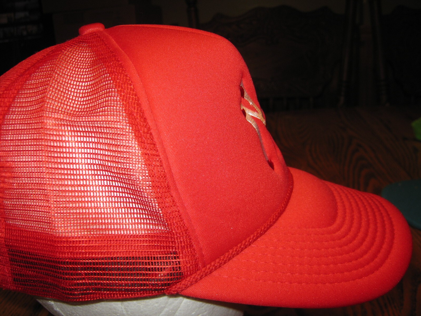 Baseball Nissun Cap Adjustable Lostlove Bloody Red ATL Hat ( NY )