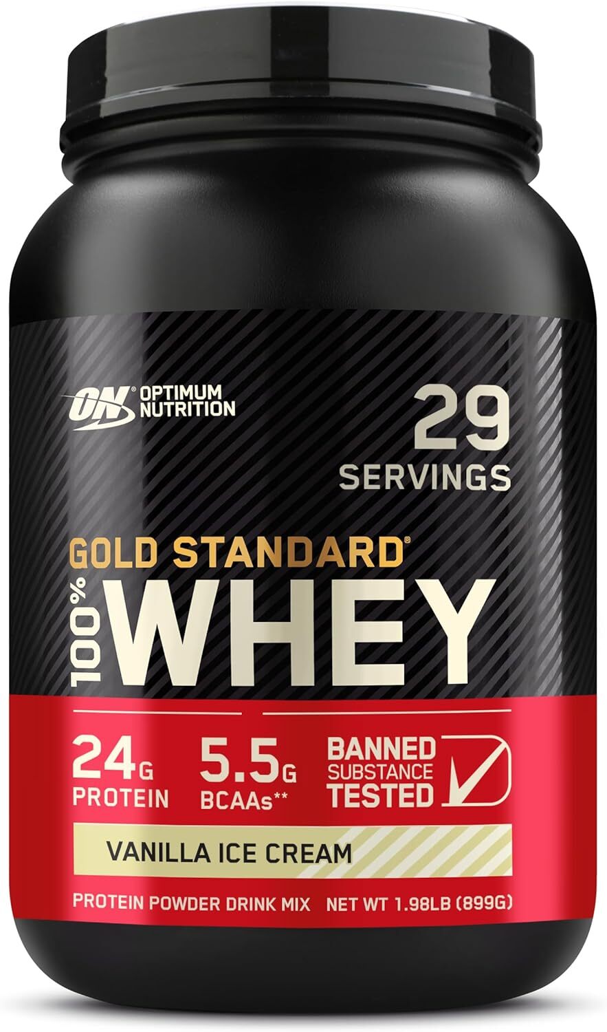 Optimum Nutrition New Flavor Gold Standard 100% Whey Protein Powder, Cinnamon...