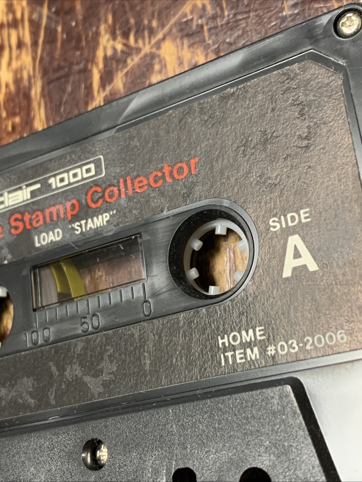 Timex Sinclair The Stamp Collector Vintage Computer Cassette Tape
