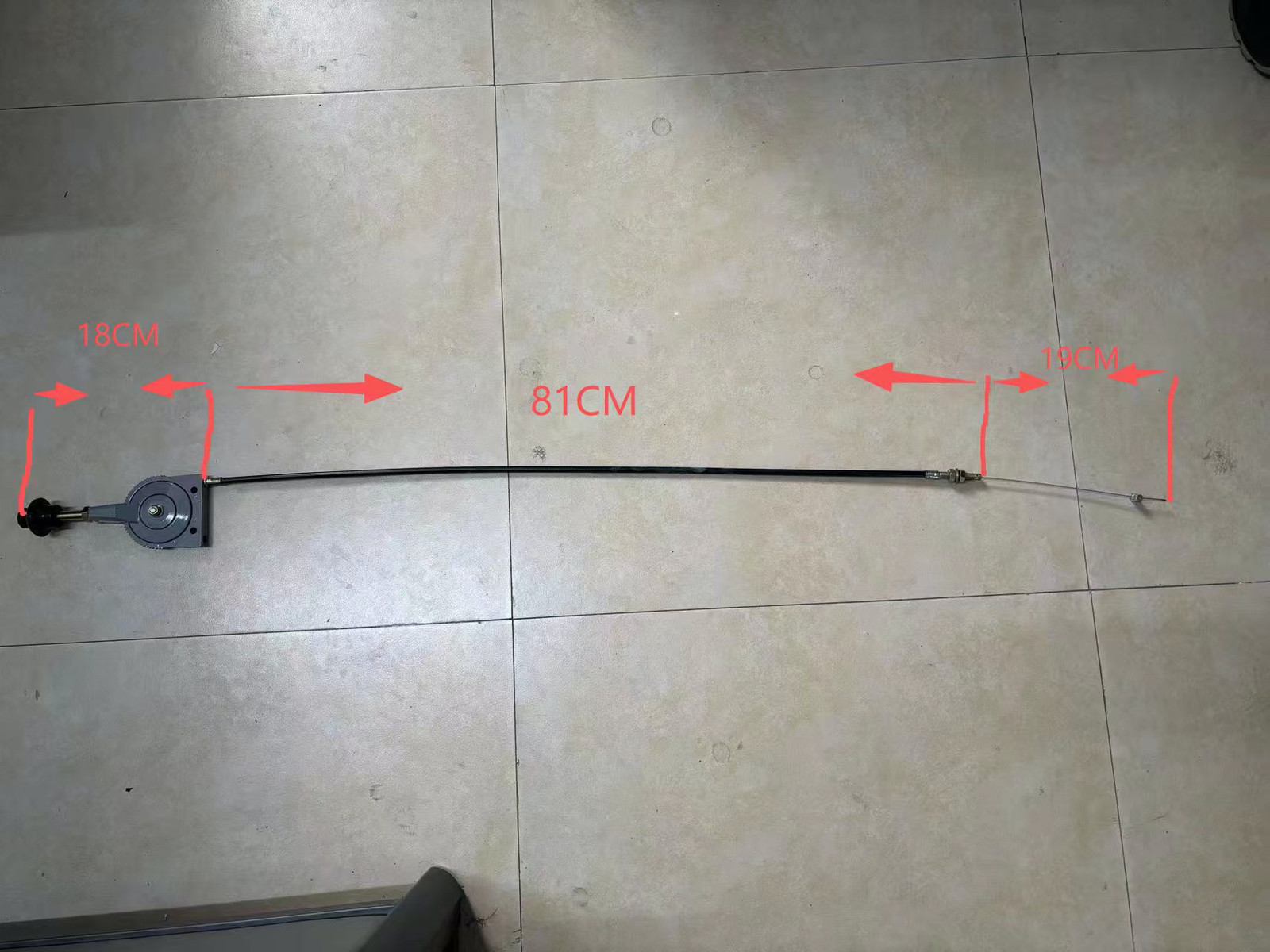 Mini Excavator Manual Bendable Control Throttle Cables Throttle Cable Controller
