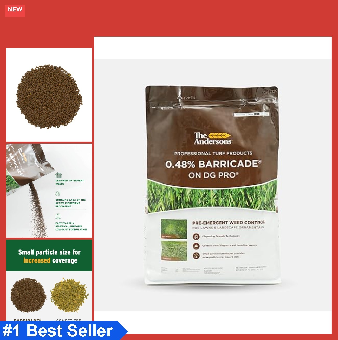 Granular Pre-Emergent Weed Control 18 lb Covers 5800 sq ft Crabgrass Preventer