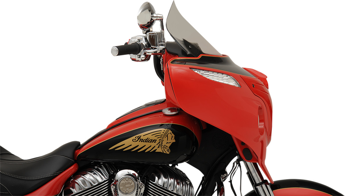 Klock Werks 14" Clear Flare Windshield for 2014-2026 Indian Chieftain Roadmaster