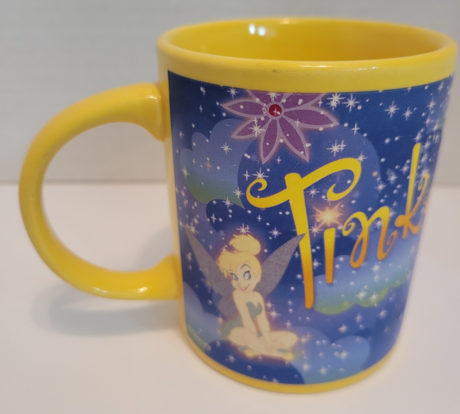 Disney Monogram International Tinker Bell Ceramic Coffee Mug Multicolor 12 Oz
