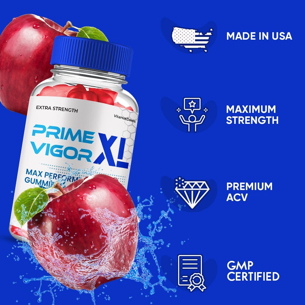 Prime Vigor XL Max Performance Supplement, All Natural Ingredients (5 Pack)