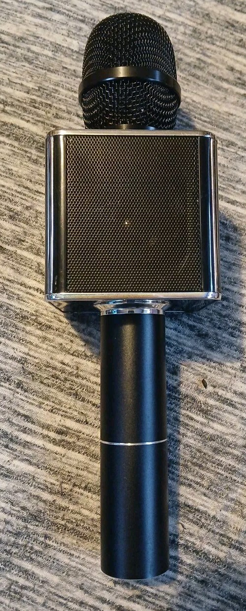 Sharper Image Bluetooth Rechargeable Karaoke Mic Built-In Speaker no charger