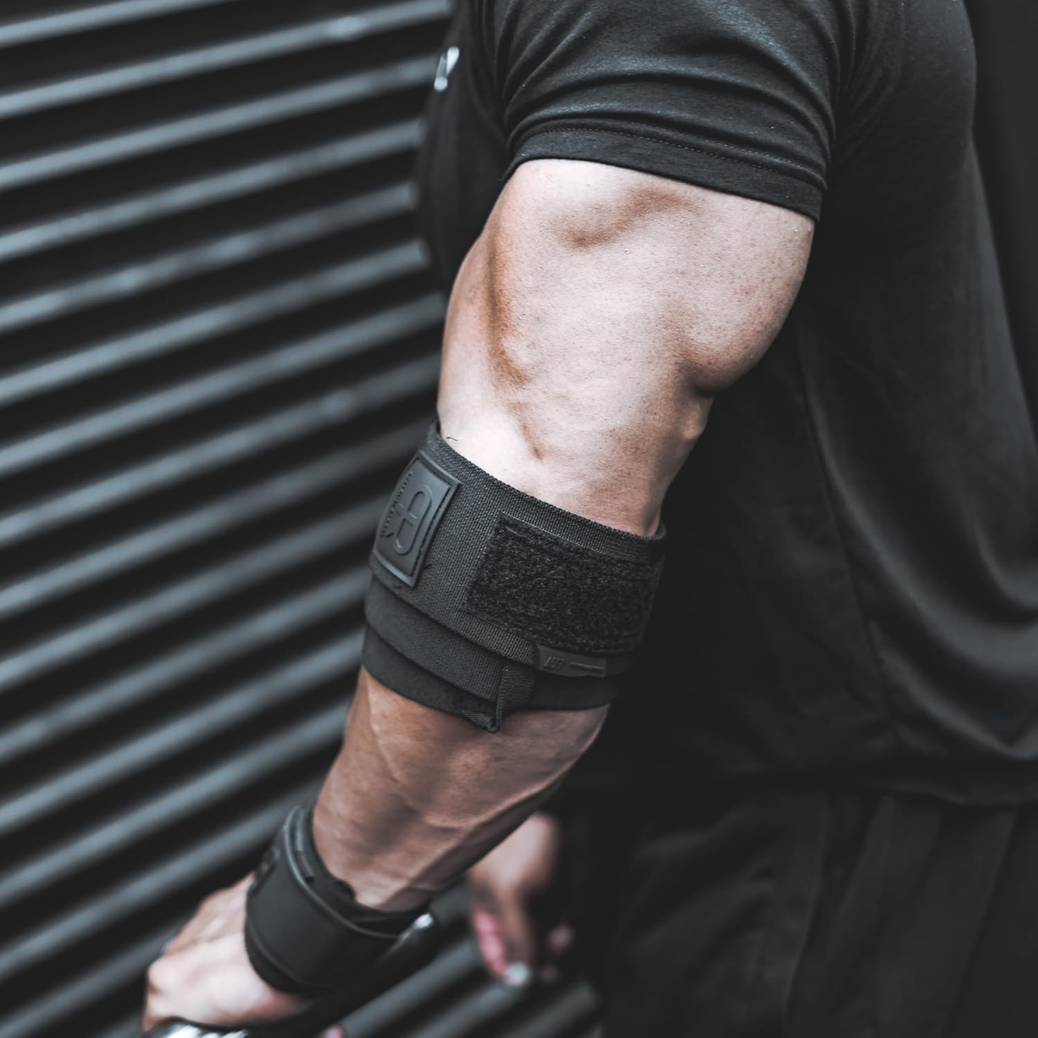PR Personal Record Elbow Wraps for Weightlifting - Heavy Duty Construction, 25%